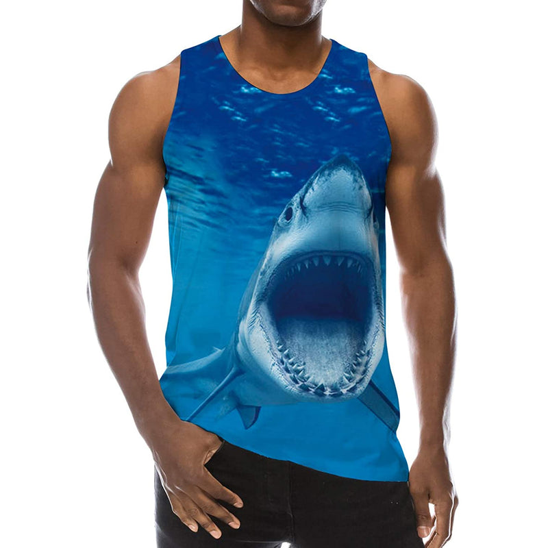 Shark Funny Tank Top