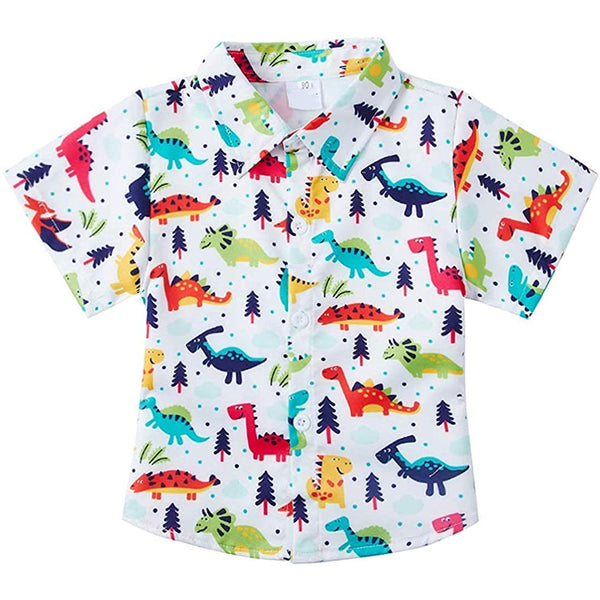 Cute Dinosaur Funny Toddler Hawaiian Shirt