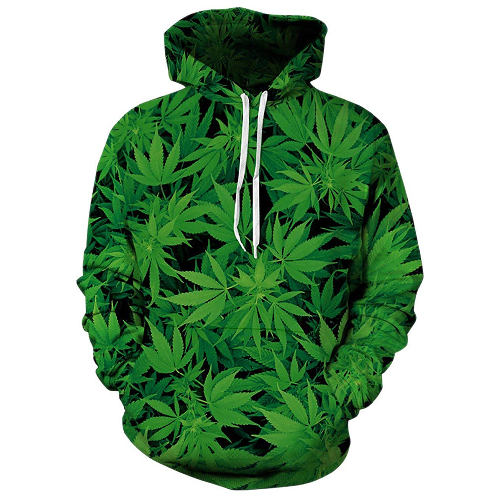 Groene wiet grappige hoodie