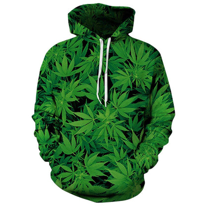 Groene wiet grappige hoodie