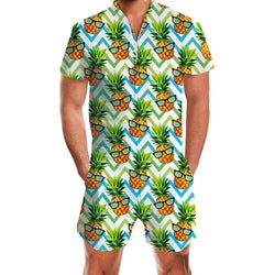 Sunglasses Pineapple Men Romper