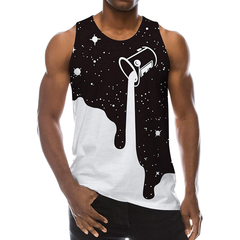 Pouring Milk Funny Tank Top