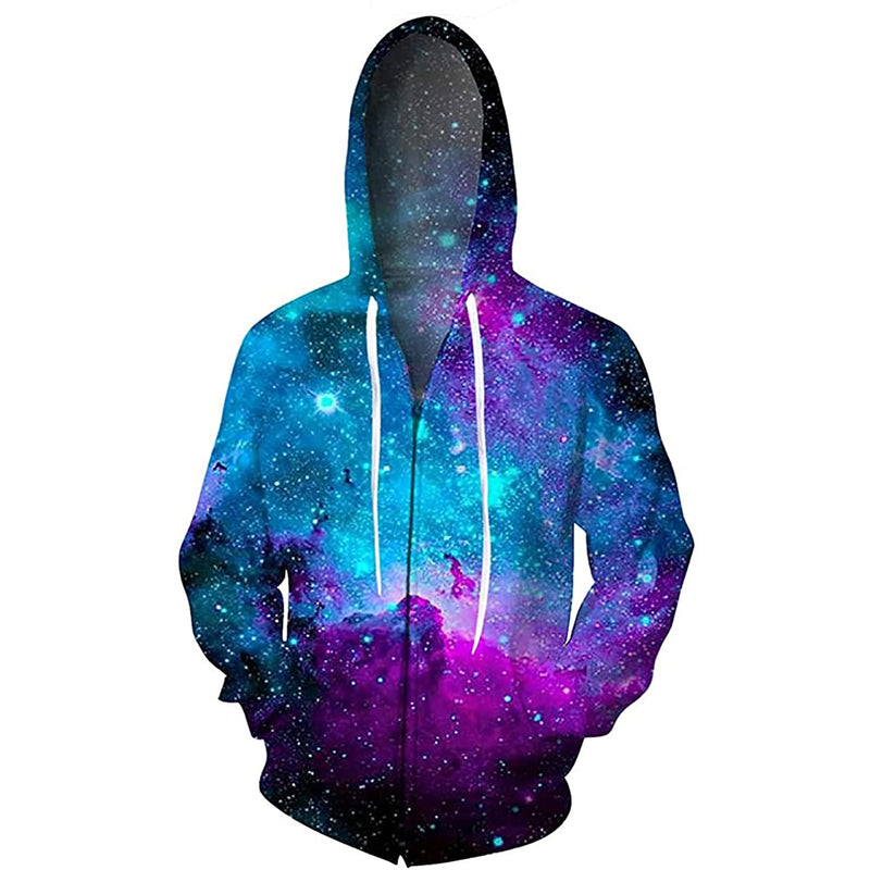 Nebula Sky Zip Hoodie