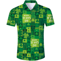 Groen St. Patrick's Day Grappig Hawaiiaans Shirt