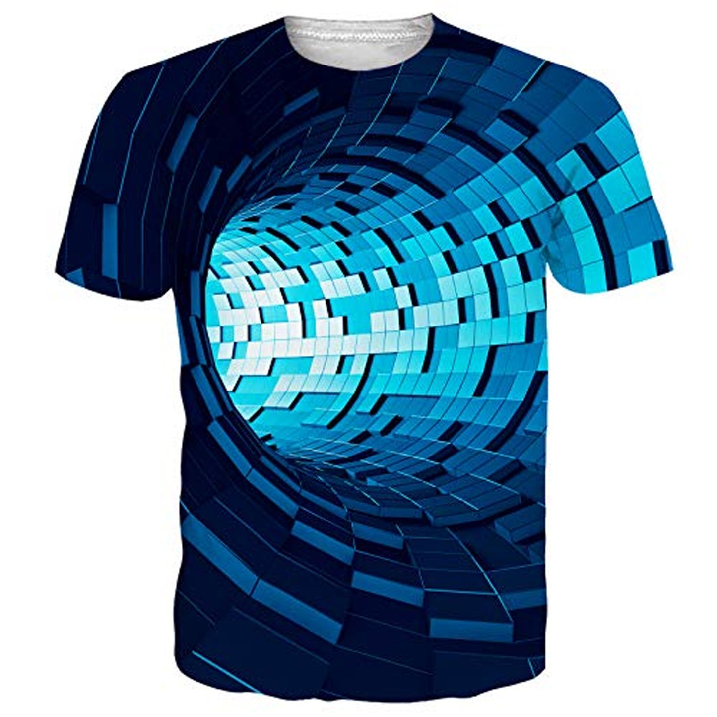 Diepblauwe Tijdtunnel Grappig T-shirt