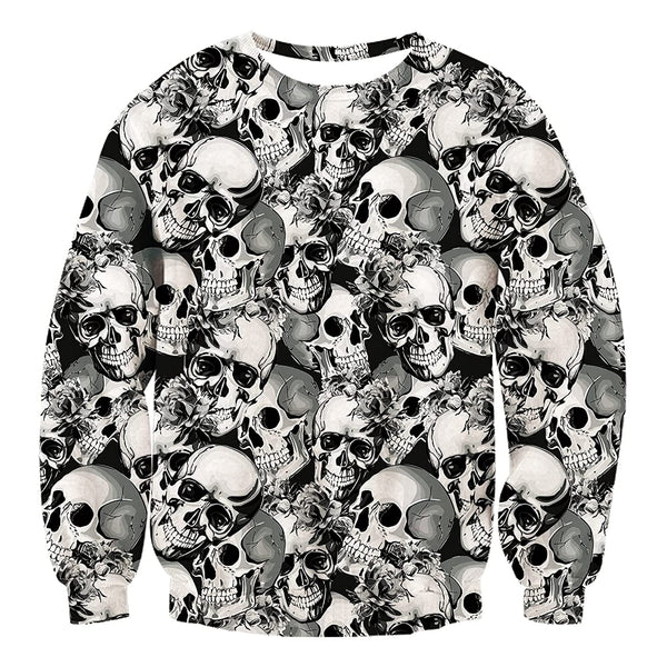 Skull Halloween Ugly Christmas Sweater