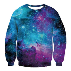 Blue Galaxy Ugly Christmas Sweater