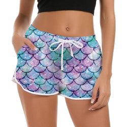 Mermaid Funny Board Shorts for Women