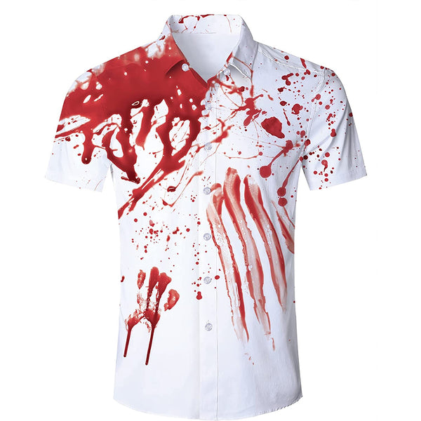 Blood Funny Hawaiian Shirt