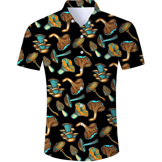 Paddestoel Grappig Hawaiiaans Shirt
