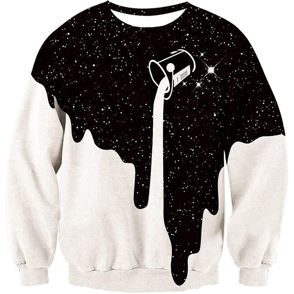 Pouring Milk Ugly Christmas Sweater
