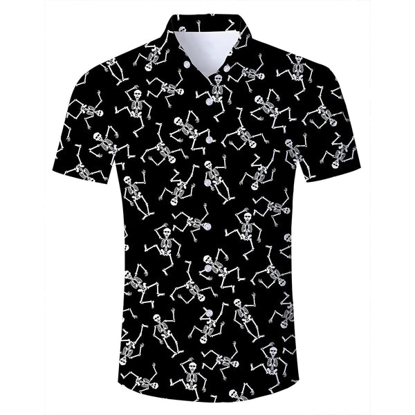 Skeleton Funny Hawaiian Shirt