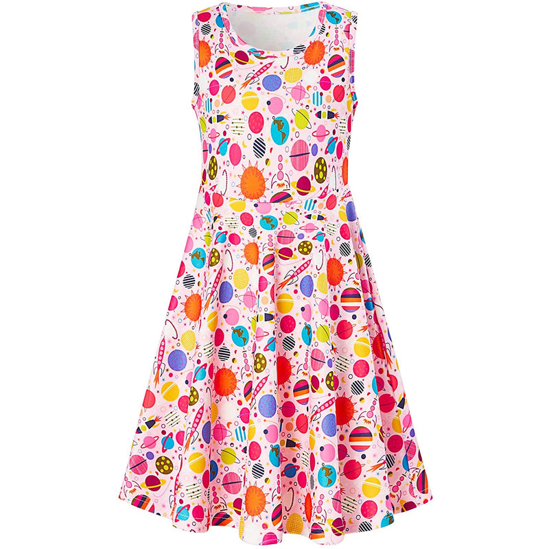 Pink Planet Funny Girl Dress