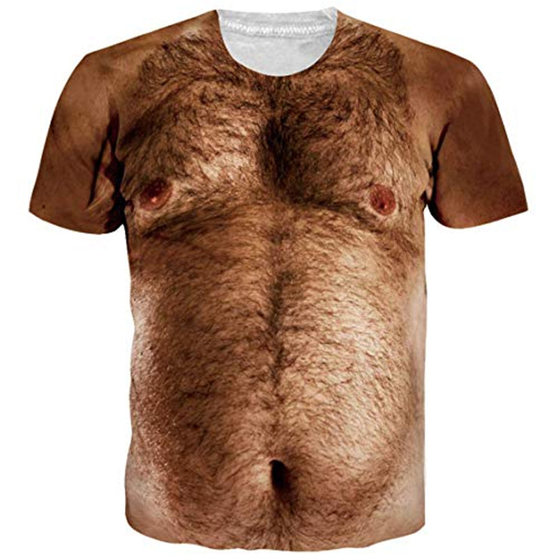 Hairy Chest Funny T Shirt