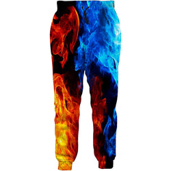 Ice & Fire Smoke Funny Joggers