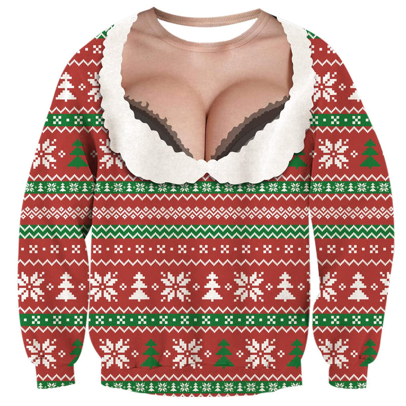 Big Boobs Ugly Christmas Sweater – D&F Clothing