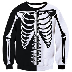 Skeleton Halloween Ugly Christmas Sweater