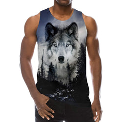 Forest Wolf Funny Tank Top