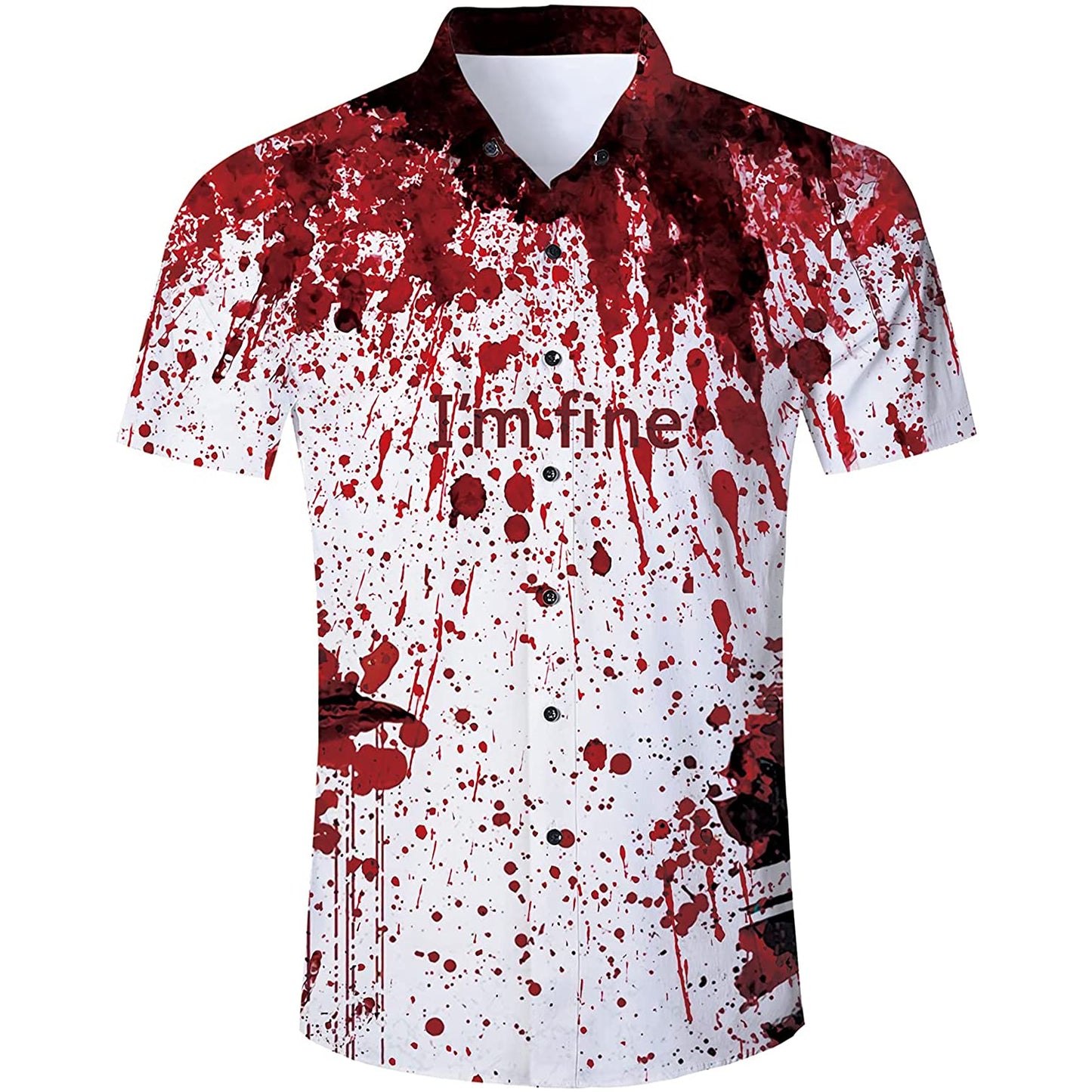 I'm Fine Blood Lustiges Hawaiihemd