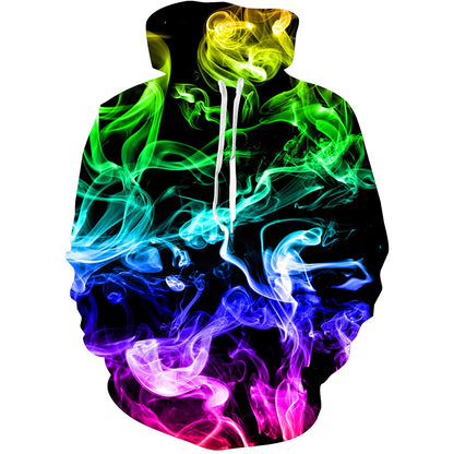 Bunter Rauch Lustiger Kapuzenpullover