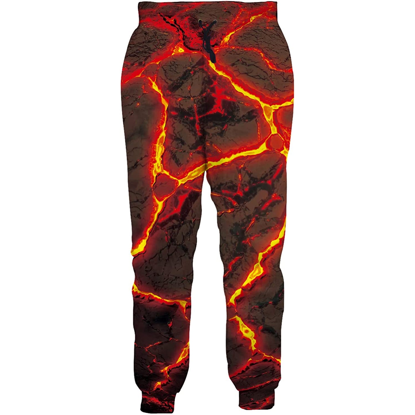 Lustige Jogginghose mit Vulkan-Motiv