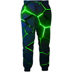 Green Fissure Funny Joggers