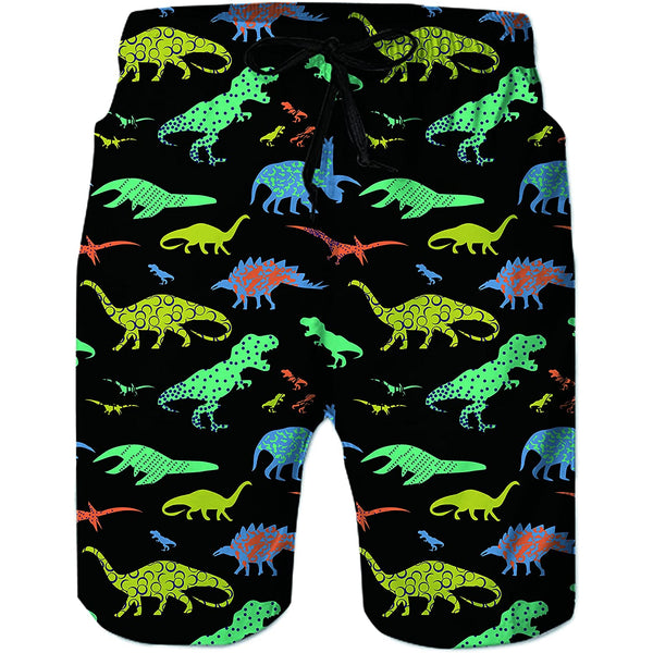 Dinosaur Funny Swim Trunks