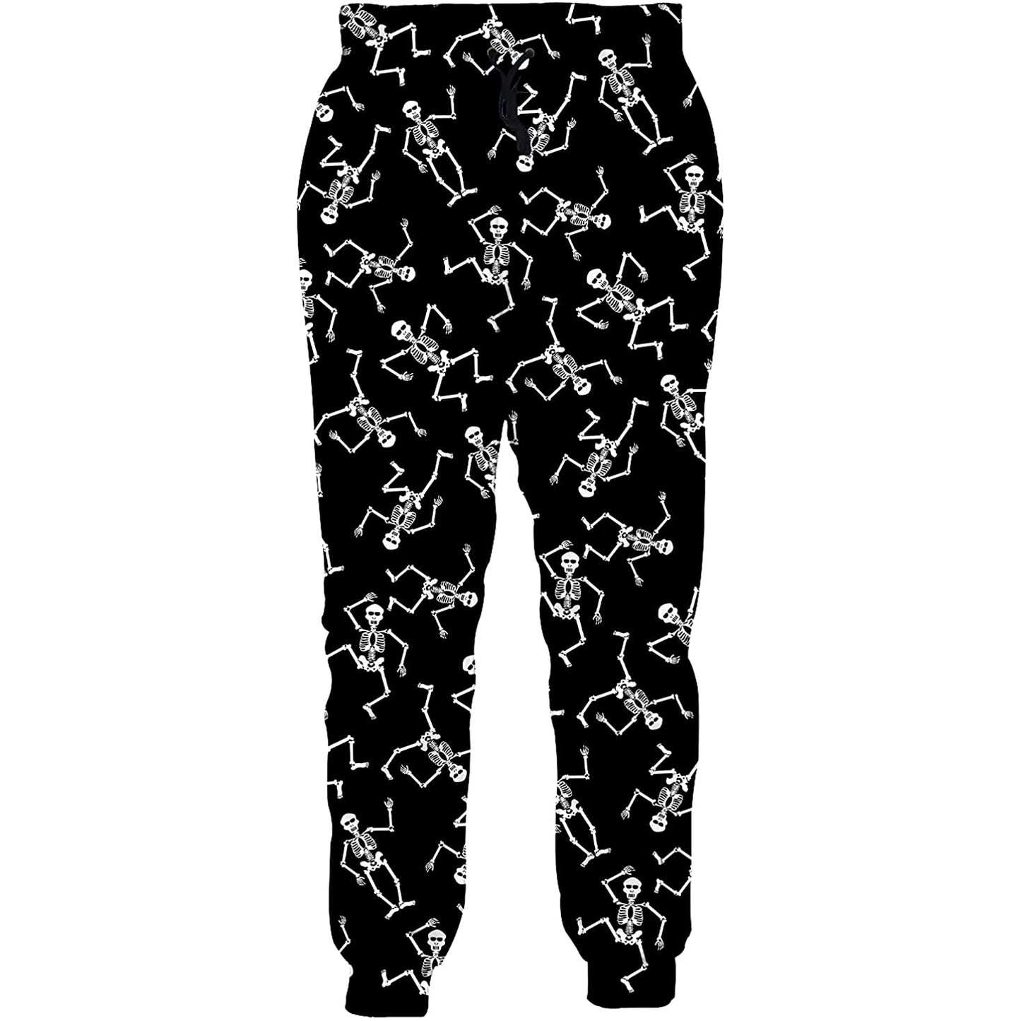 Lustige Jogginghosen mit Skelett-Motiv
