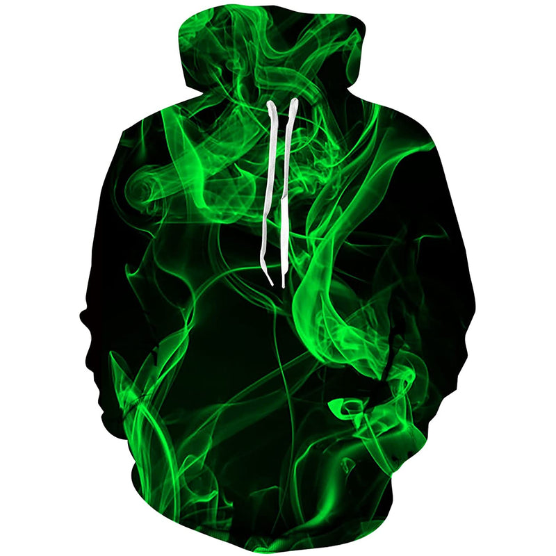 Green Smoke Funny Hoodie