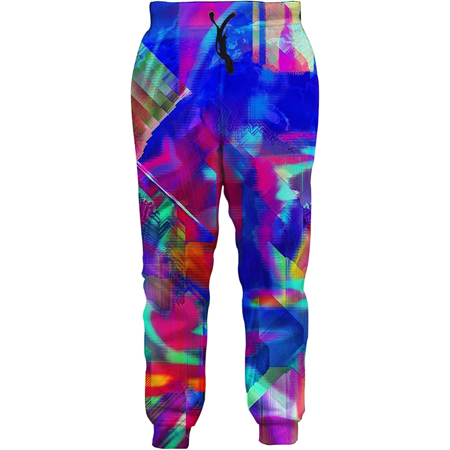 Lustige Jogginghosen mit farbenfrohen Graffiti-Motiven