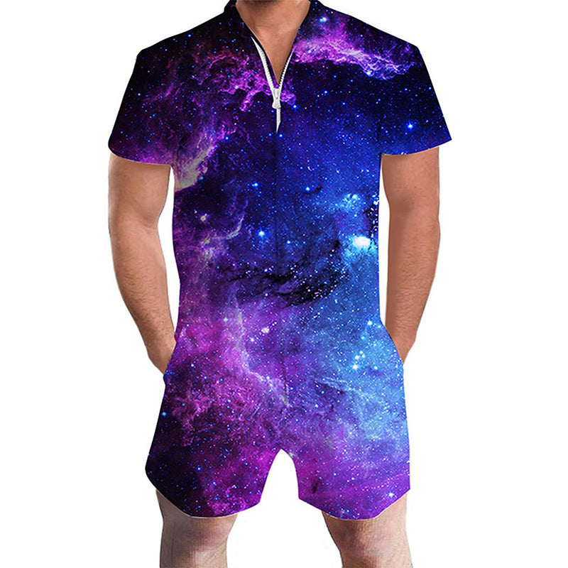 Galaxy Male Romper