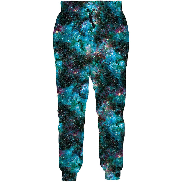 Blue Galaxy Funny Sweatpants