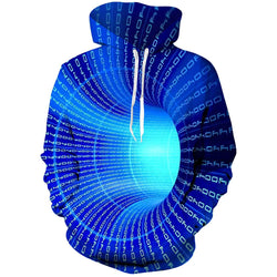 Blue Eddy Funny Hoodie