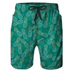 Pineapple Funny Swim Trunks