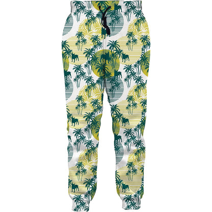 Palme Hund lustige Jogger