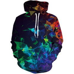 Colorful Geometric Funny Hoodie