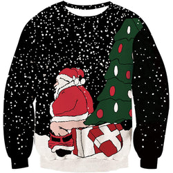 Santa Claus Shit Ugly Christmas Sweater