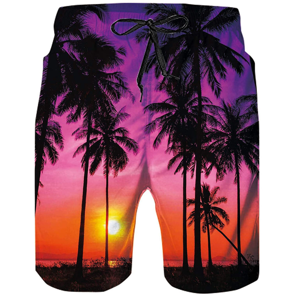 Big & Tall Lands' End 7 Sunset Swim Trunks