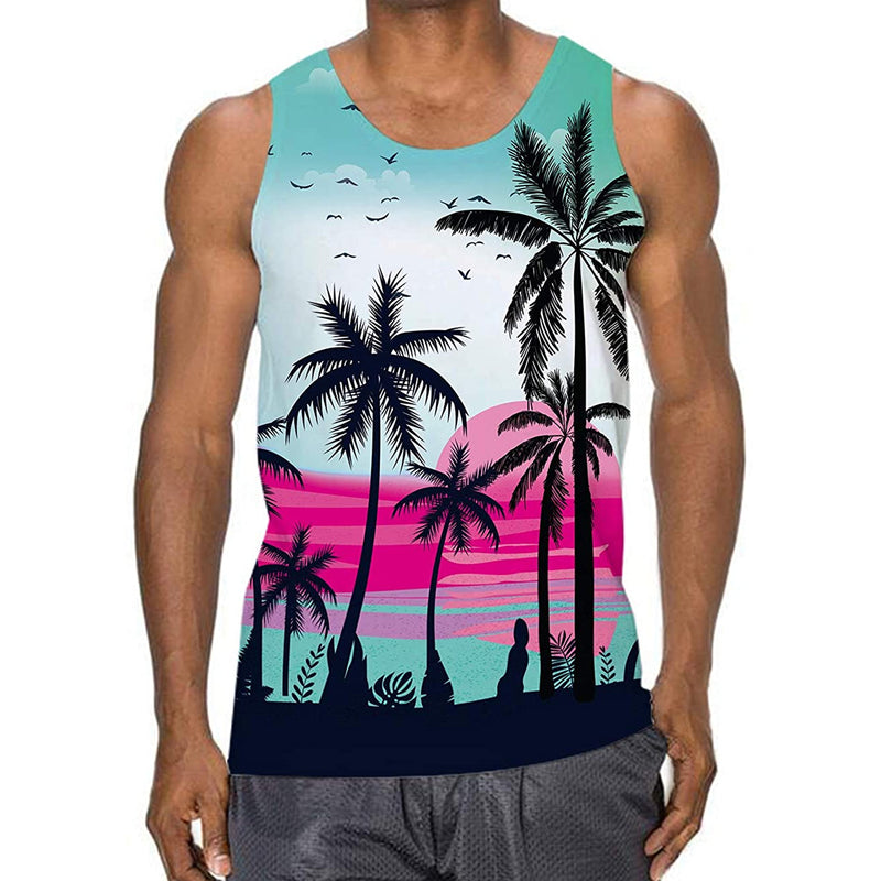 Coconut Tree Funny Tank Top