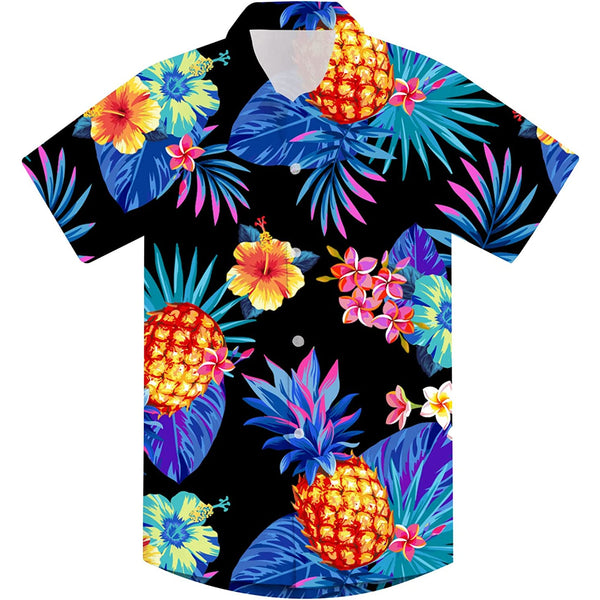 Hawaii Pineapple Funny Toddler Hawaiian Shirt