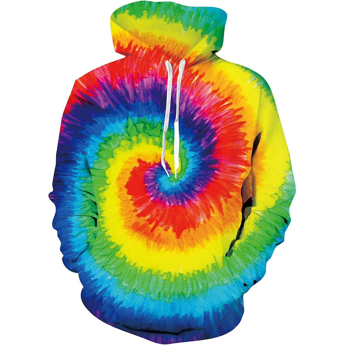 Kleurrijke Swirl Grappige Hoodie