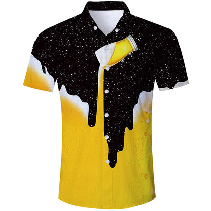 Galaxy Gießen Bier Lustige Hawaiian Shirt