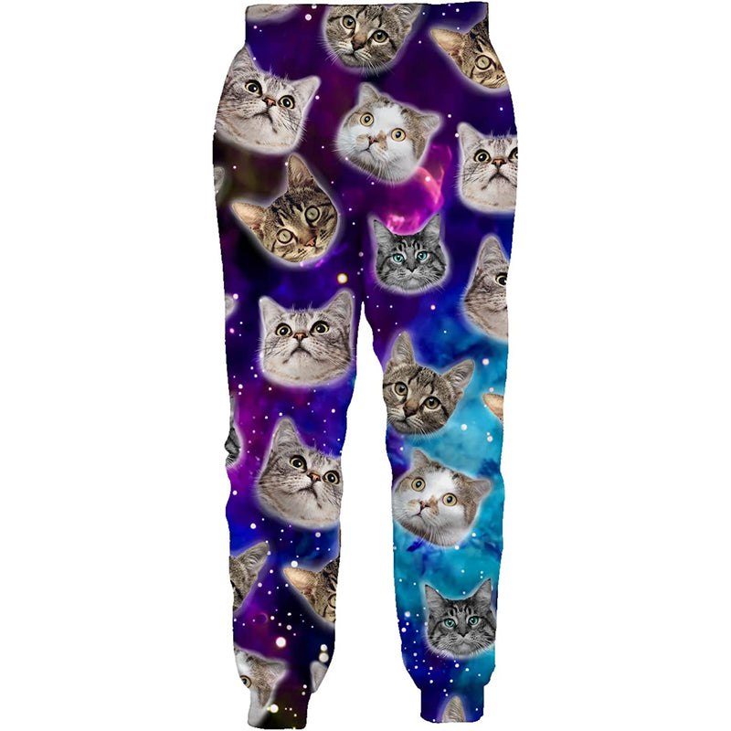 Galaxy Cats Funny Sweatpants – D&F Clothing