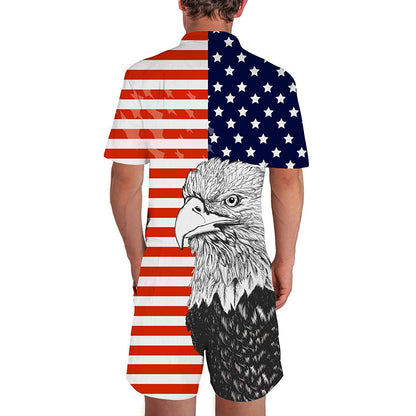 Amerikaanse vlag adelaar mannelijke romper