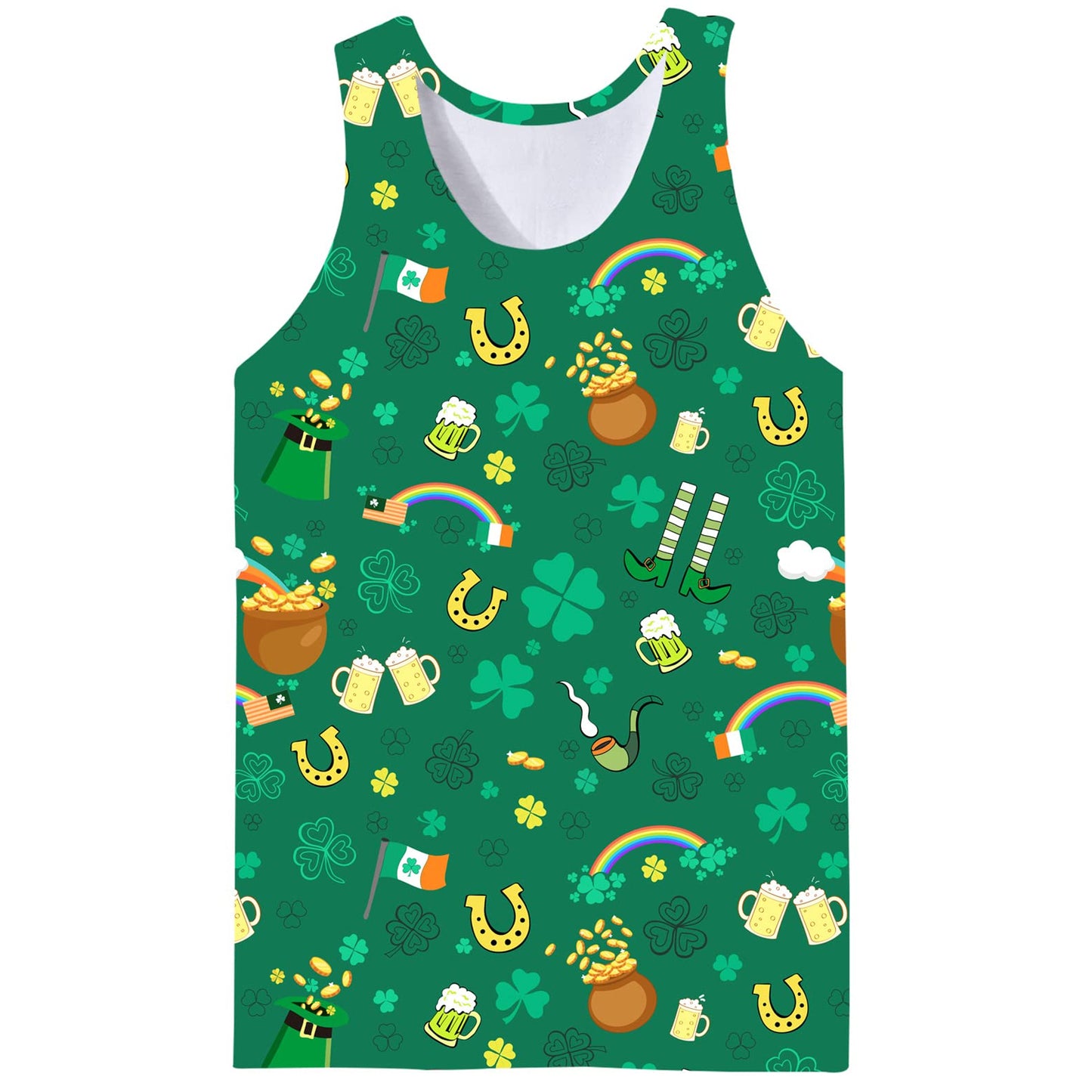 St. Patrick's Day Groene Grappige Tanktop
