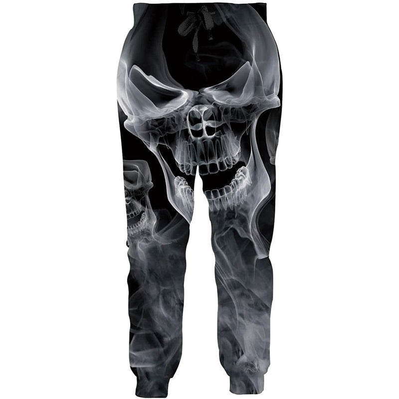 Smoke Skull Funny Sweatpants