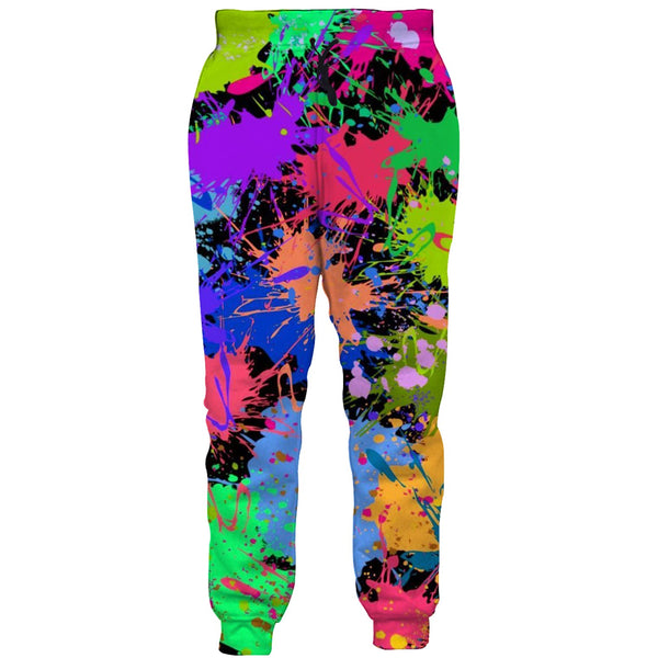 Colorful Paint Funny Sweatpants