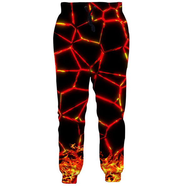 Red Fissure Funny Sweatpants