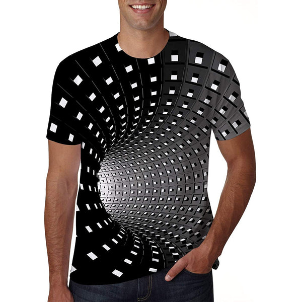 Geometric Tunel Funny T Shirt