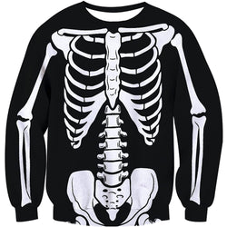 Skeleton Halloween Ugly Christmas Sweater